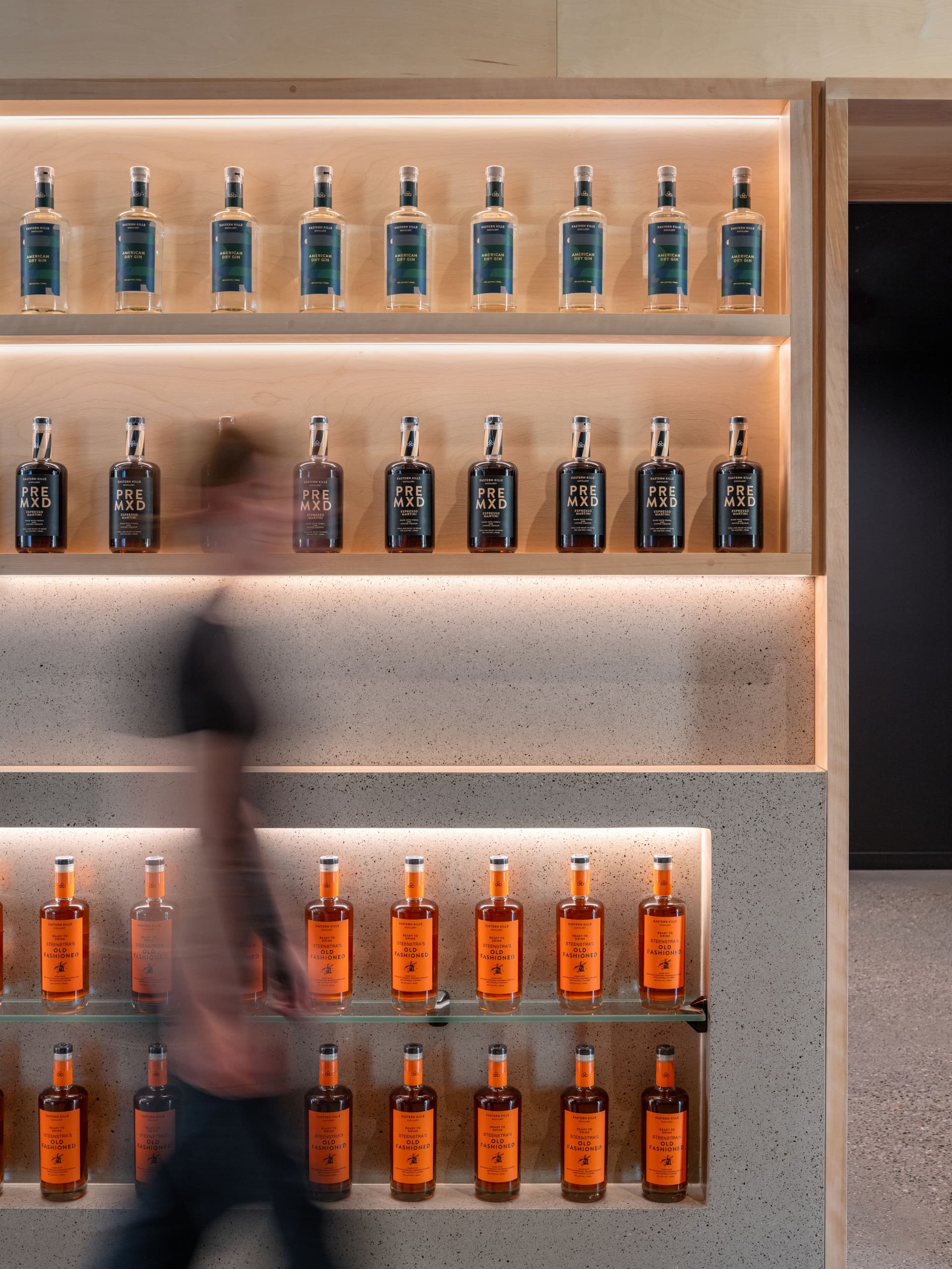Eastern Kille Bottle Shelves