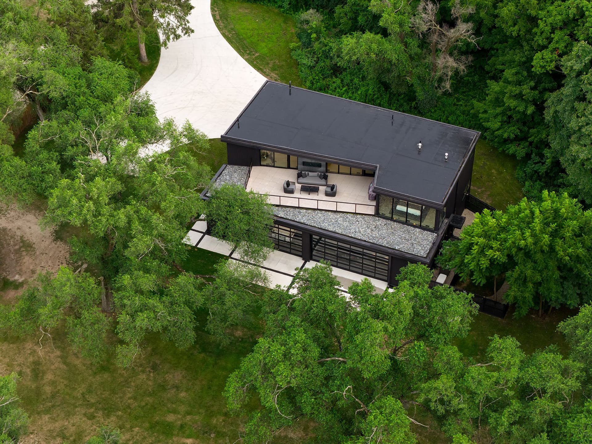 Riverside Glade Aerial