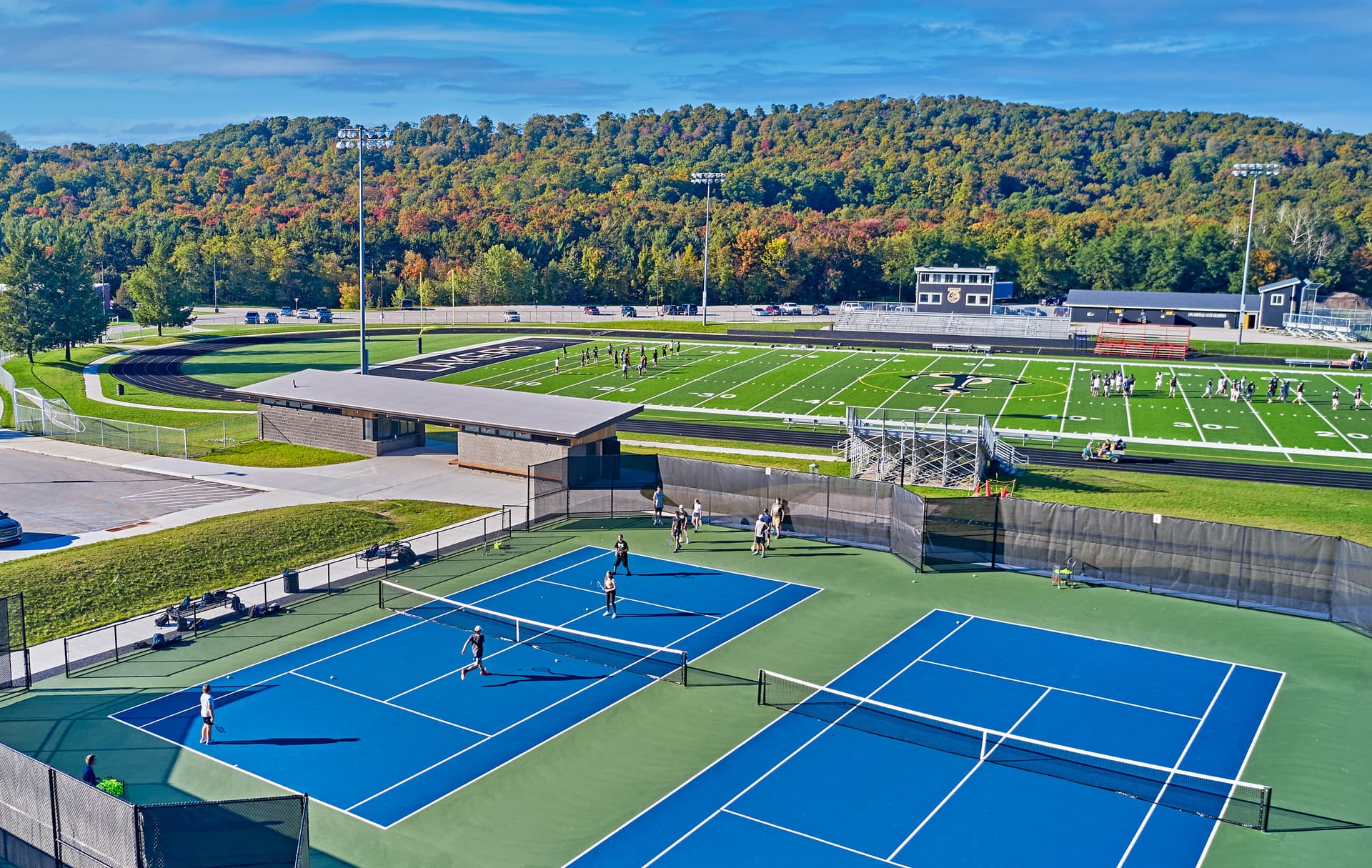 Glen Lake Community Schools Tennis Courts