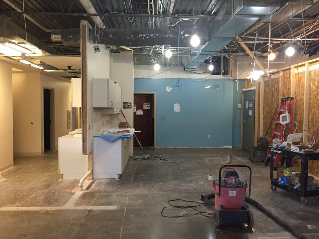 Eastown Vet Interior Construction