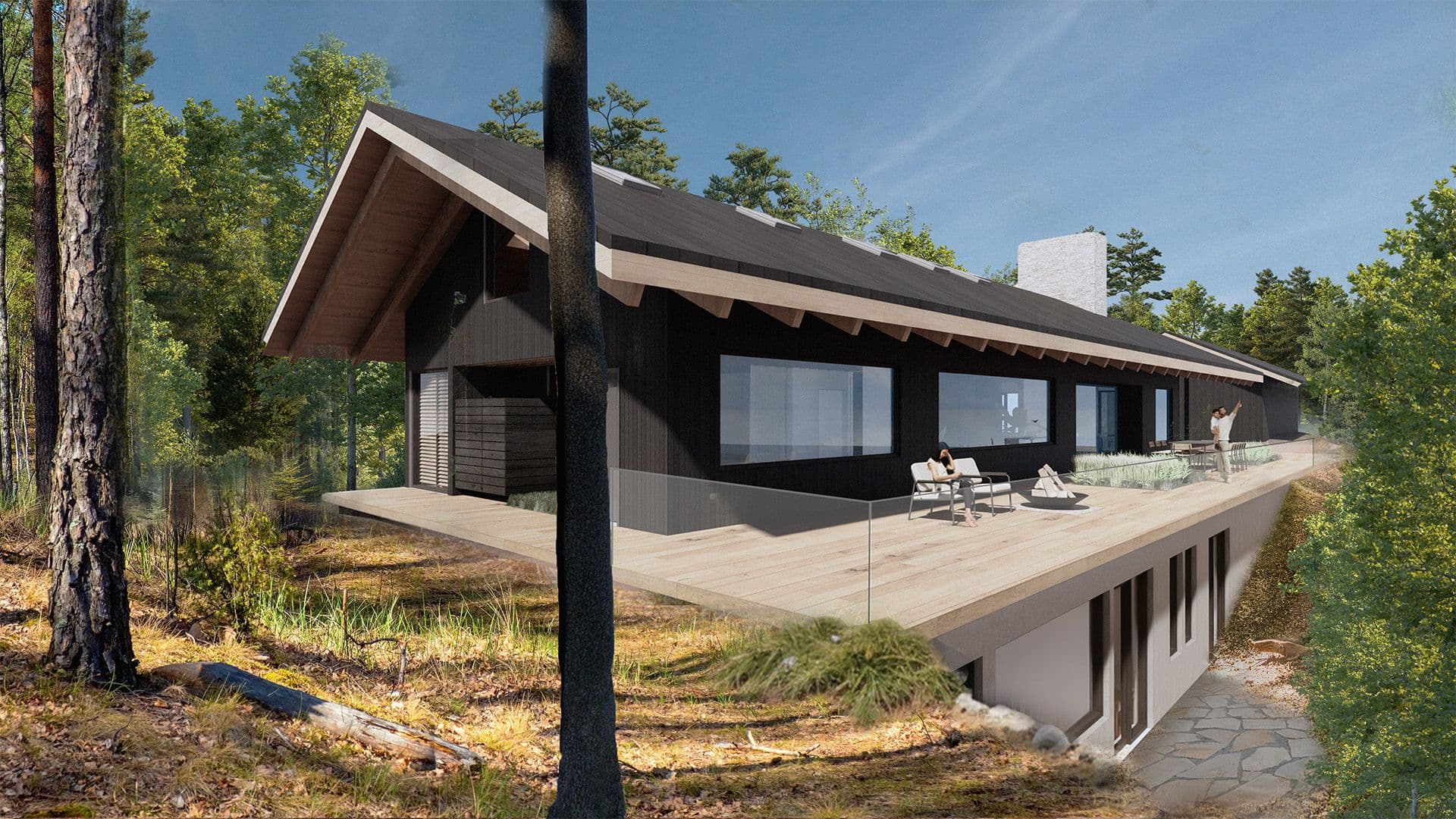 North Lake Commons Northwest Elevation