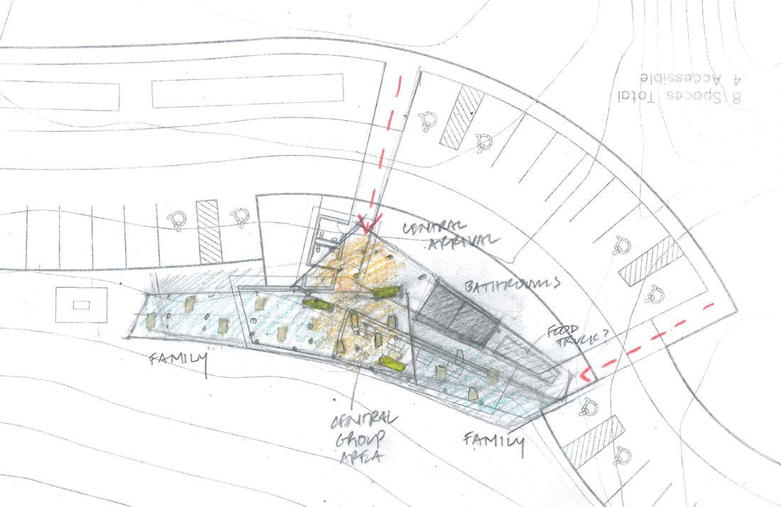Airport Viewing Park Site Plan Sketch