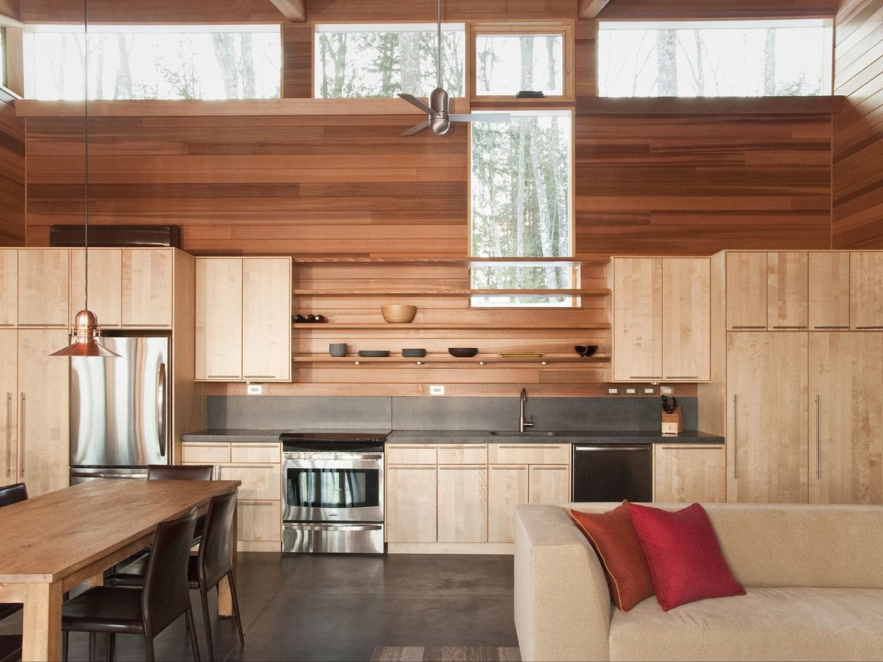 Berkshire Cabin kitchen