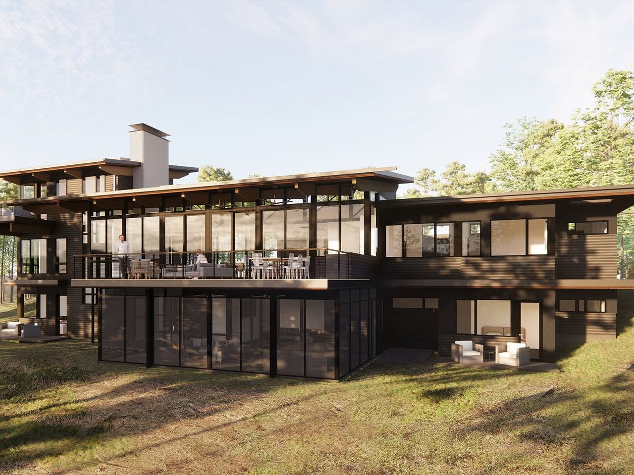 Camp Madron Residence exterior render