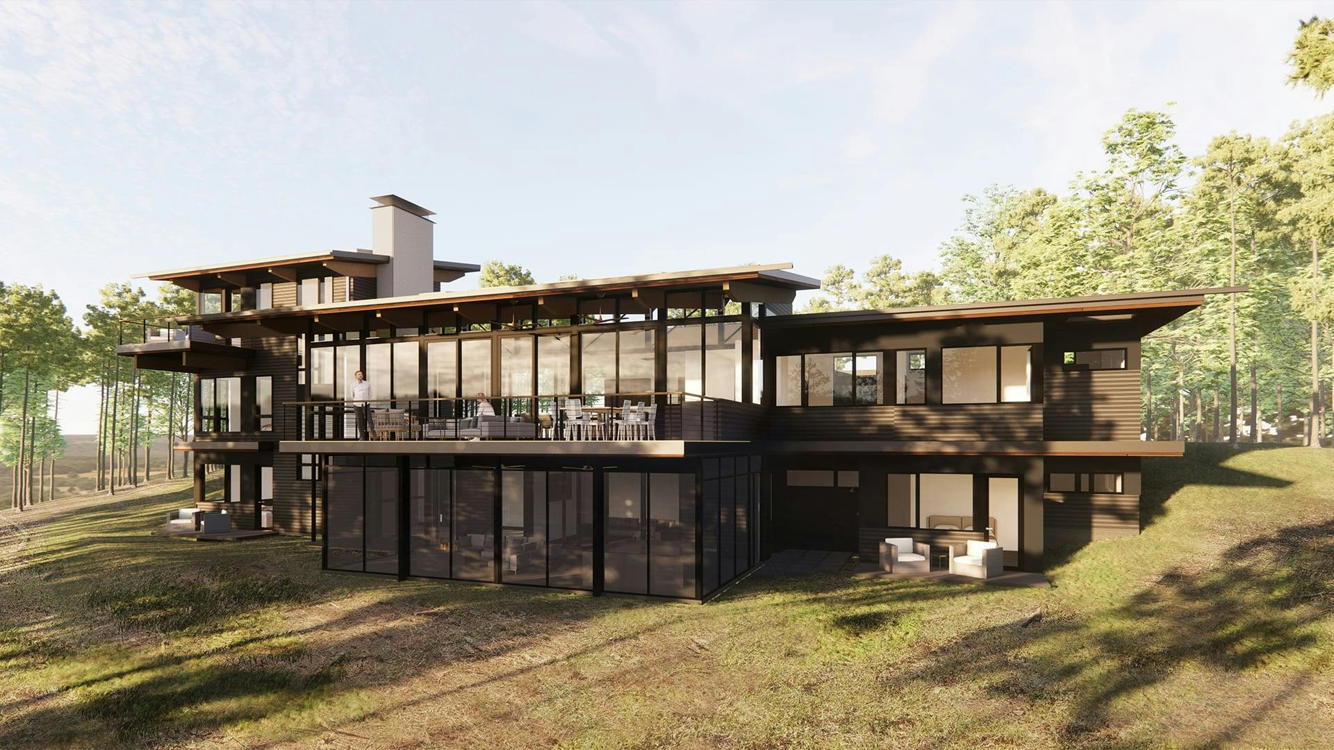 Camp Madron Residence exterior render