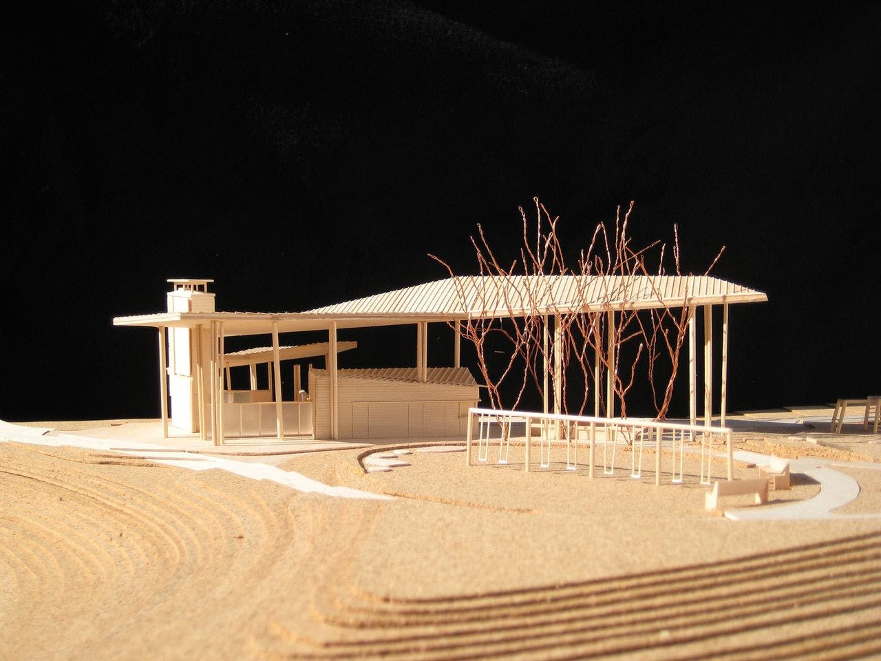 Don River Park Pavilion schematic model