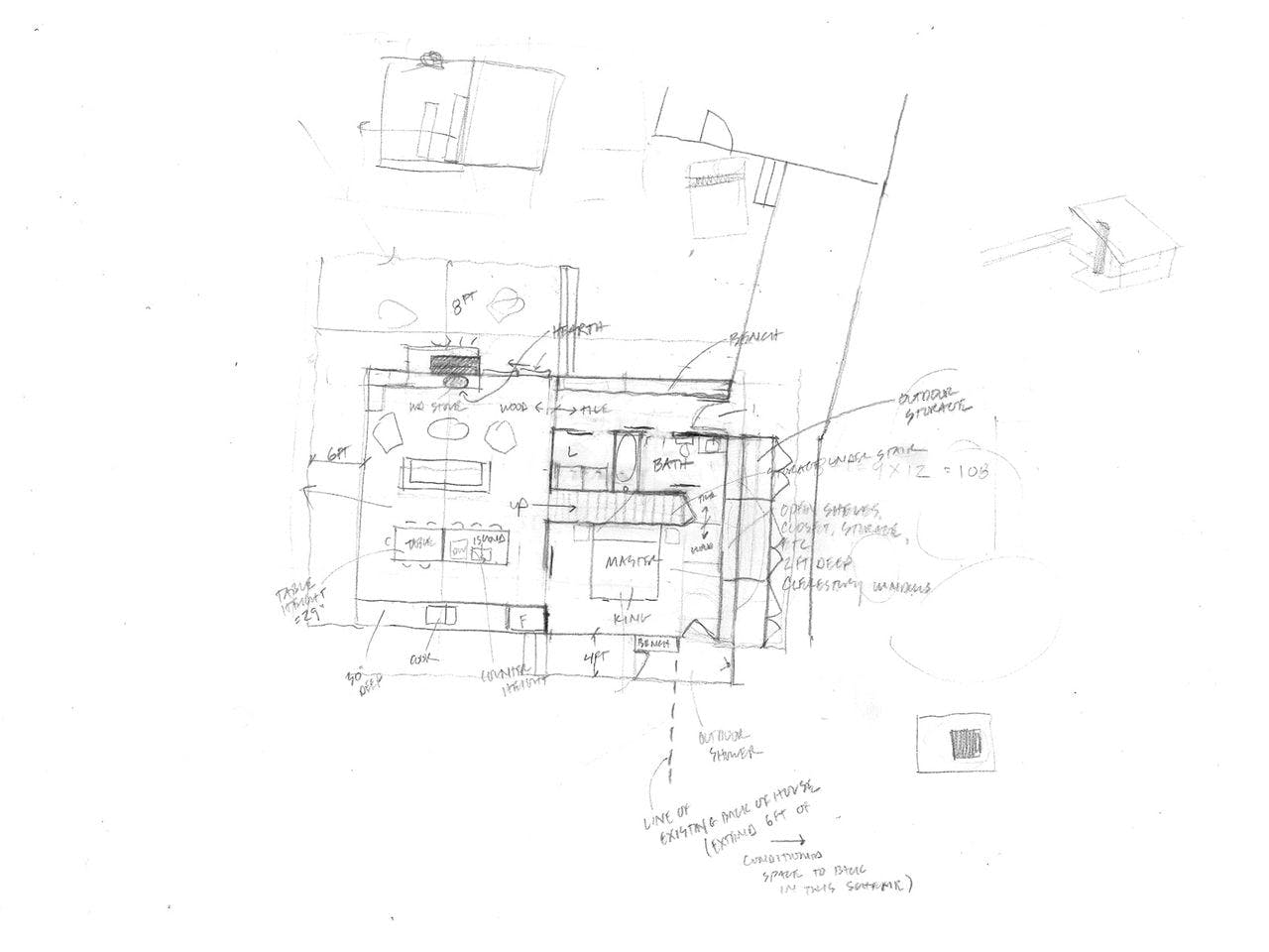 Hamlin Lake floorplan sketch
