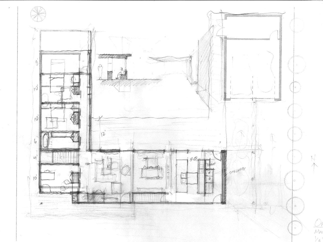 Romence Place floorplan sketch