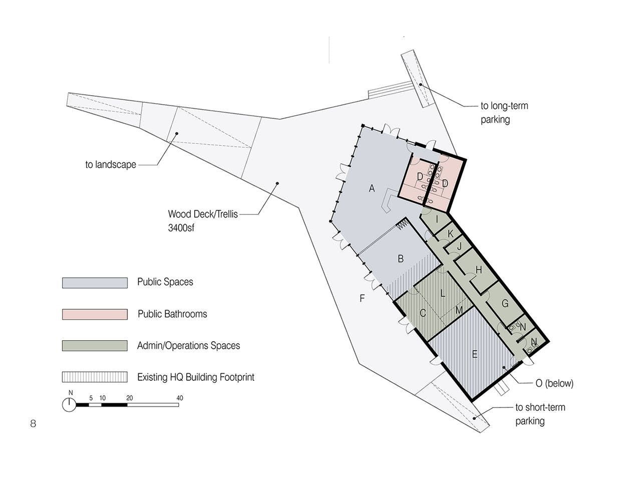 Walden Pond Visitors Center Floor Plan