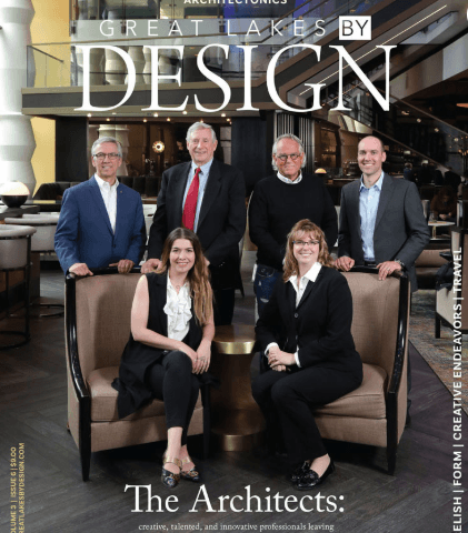 Tom Mathison Featured on the Cover of Great Lakes by Design